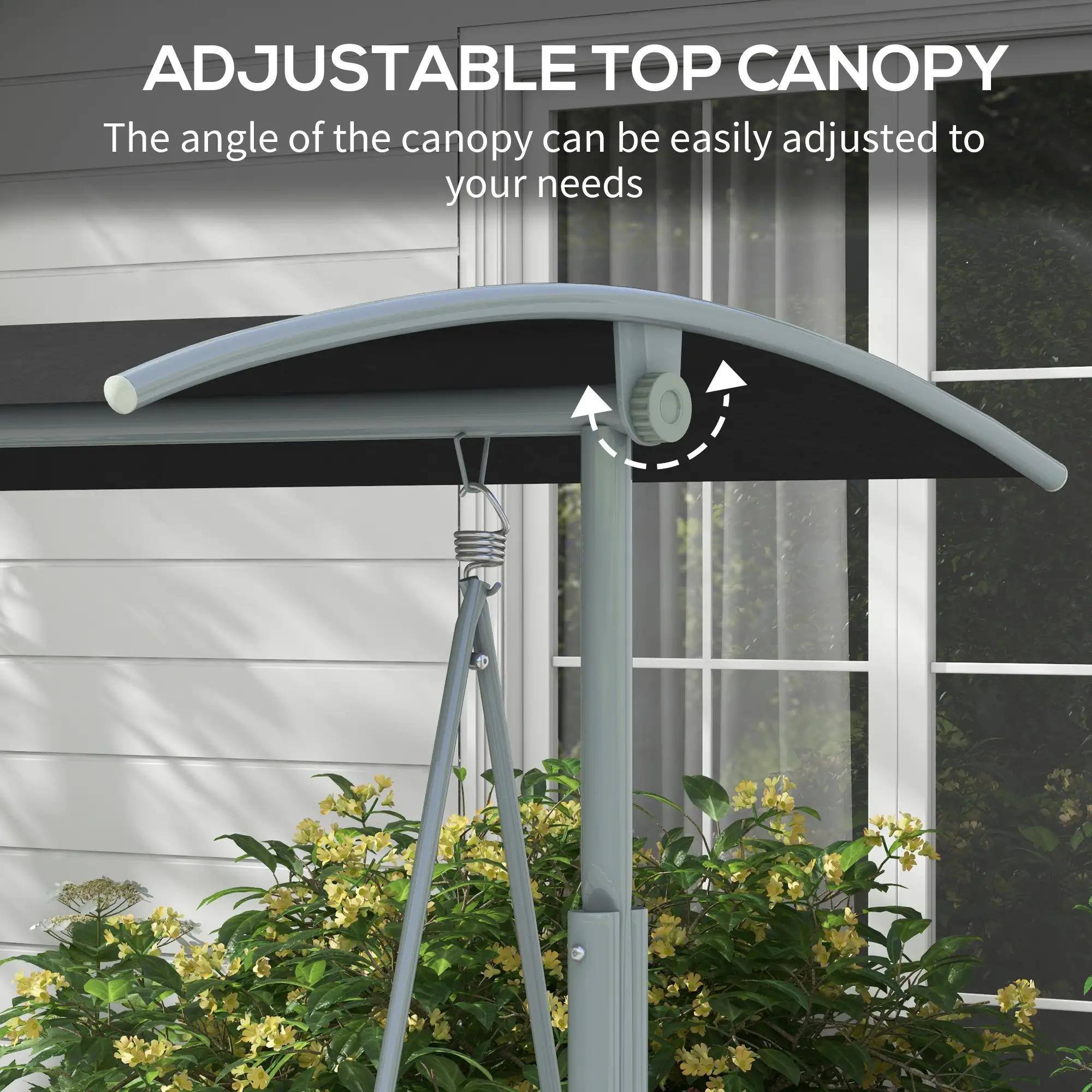 ADJUSTABLE TOP CANOPY

The angle of the canopy can be easily adjusted to your needs.