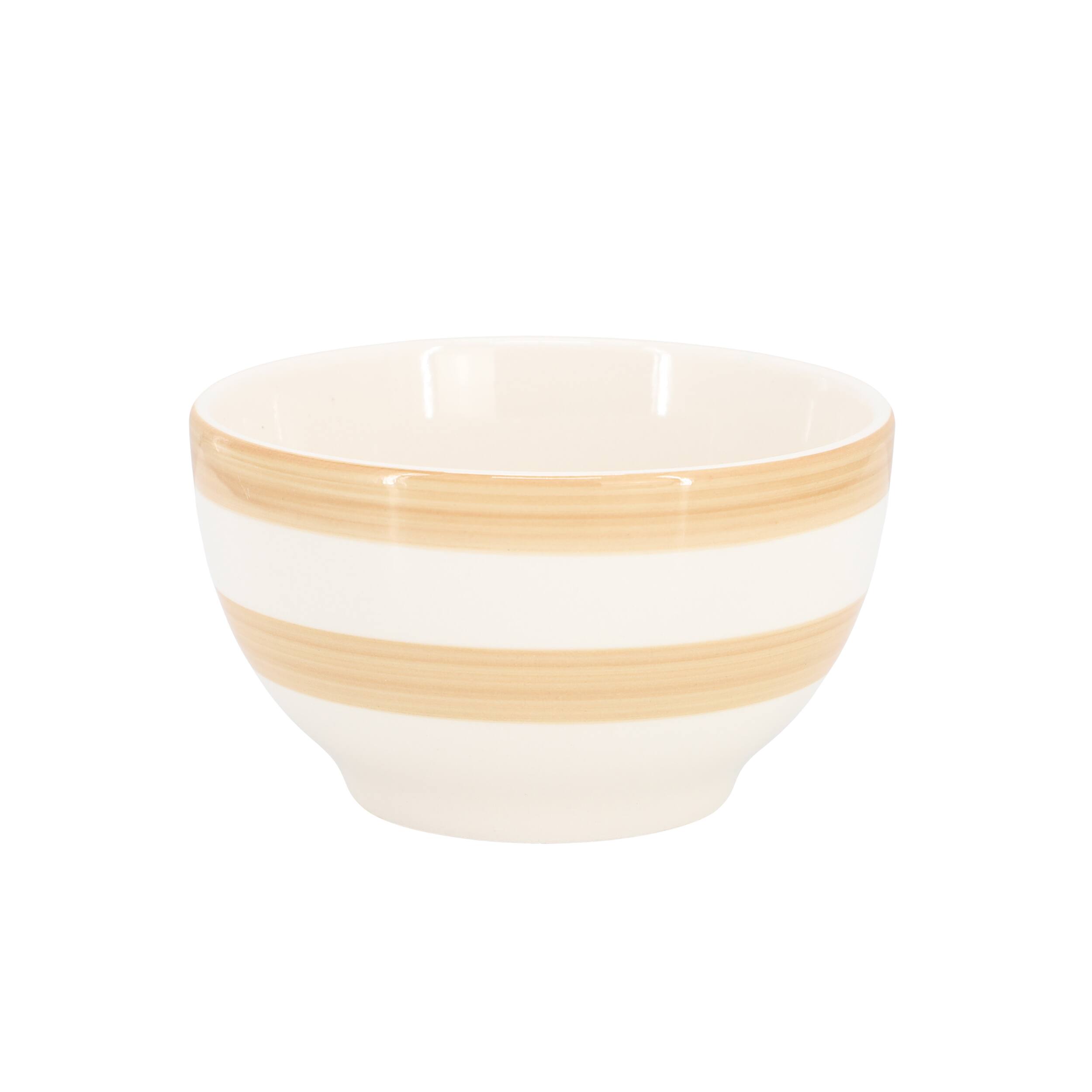 Alt View 4. Gibson - Gibson Home Kenwood Shores 12 Piece Stoneware Dinnerware Set in Sand Stripe - Sand Stripe.