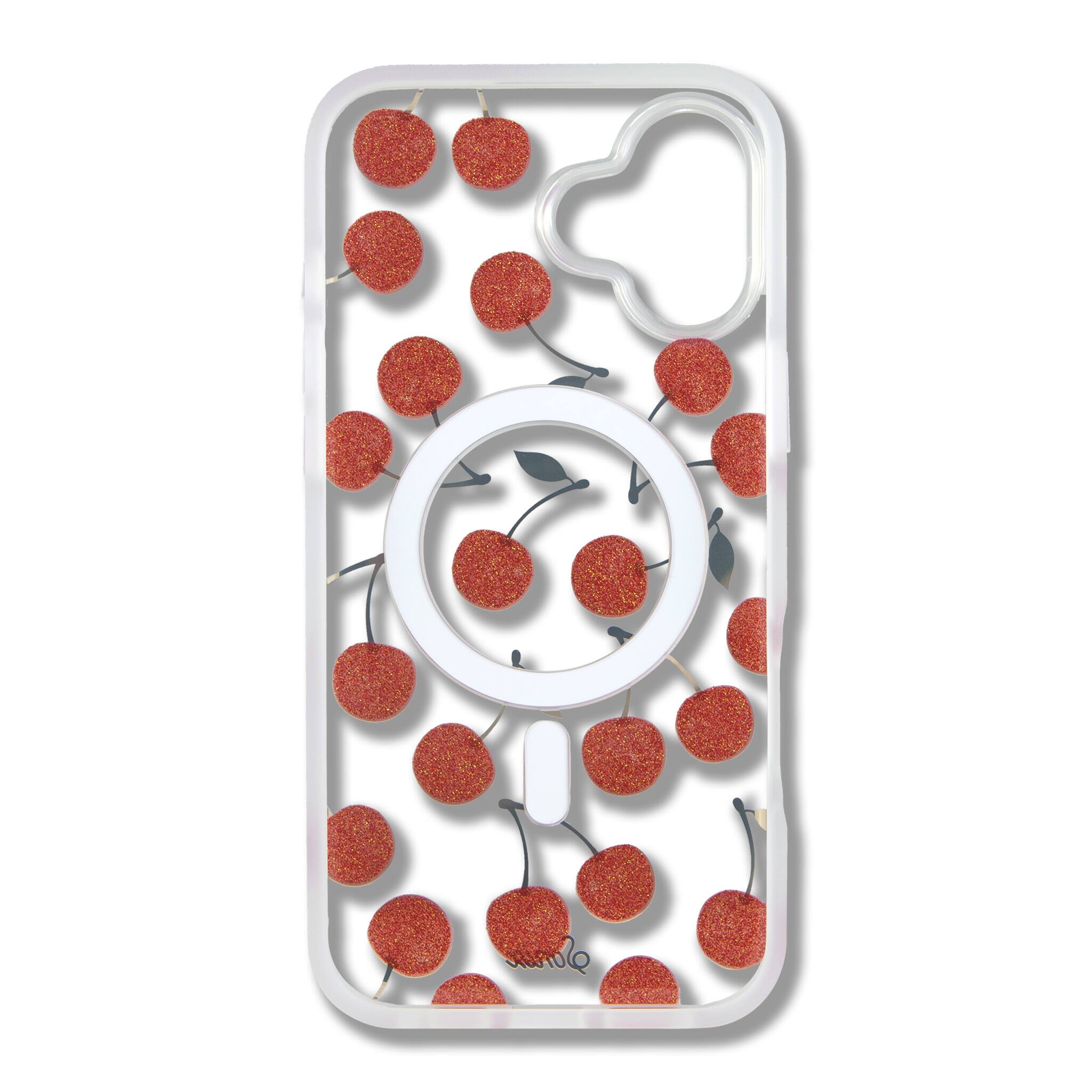 Alt View 1. Sonix - iPhone 16 Plus Case Cherry On Top - Red.