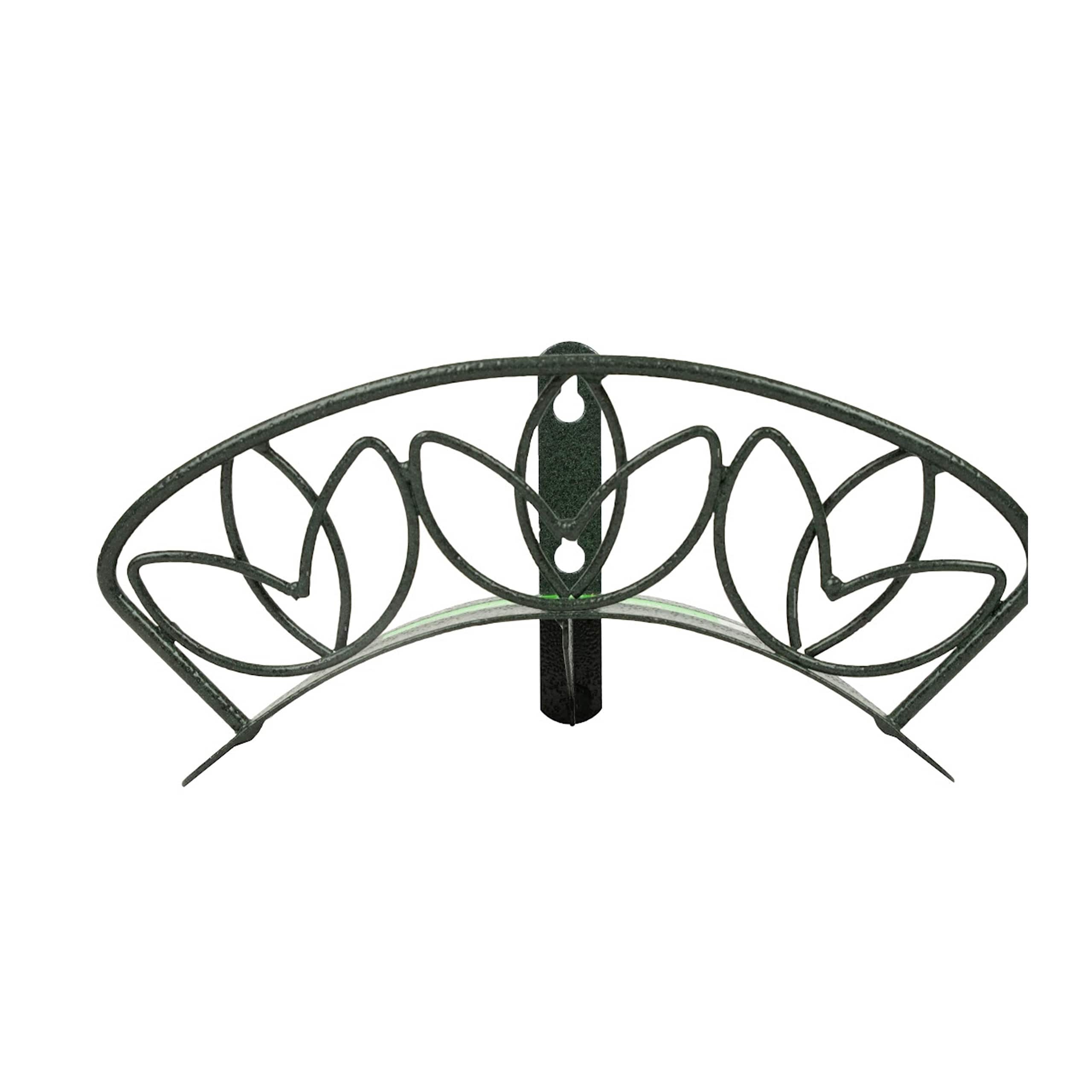 Yard Butler - Heavy Duty Wall-Mounted Hose Hanger - Garden Hose Holder, Holds up to 125 Feet, Powder Coated Steel IHCWM-1FLOWER