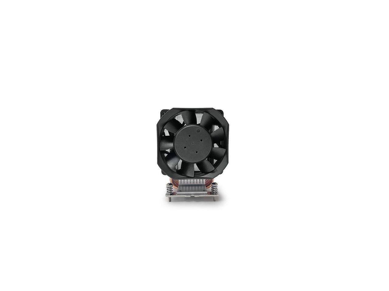Alt View 3. Dynatron - a56 socket am4/am5 double ball 3u active air cooler - Black.
