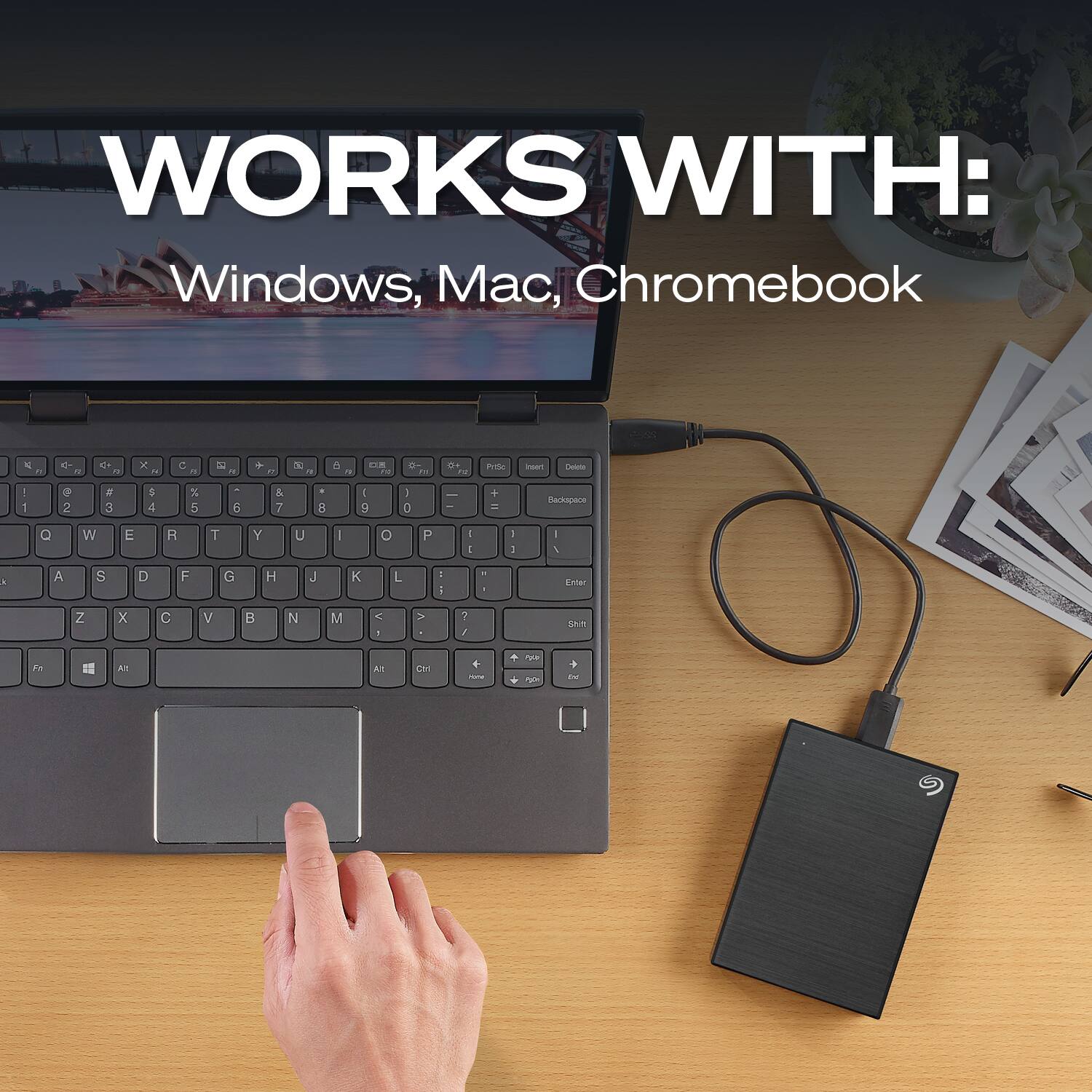 WORKS WITH: Windows, Mac, Chromebook