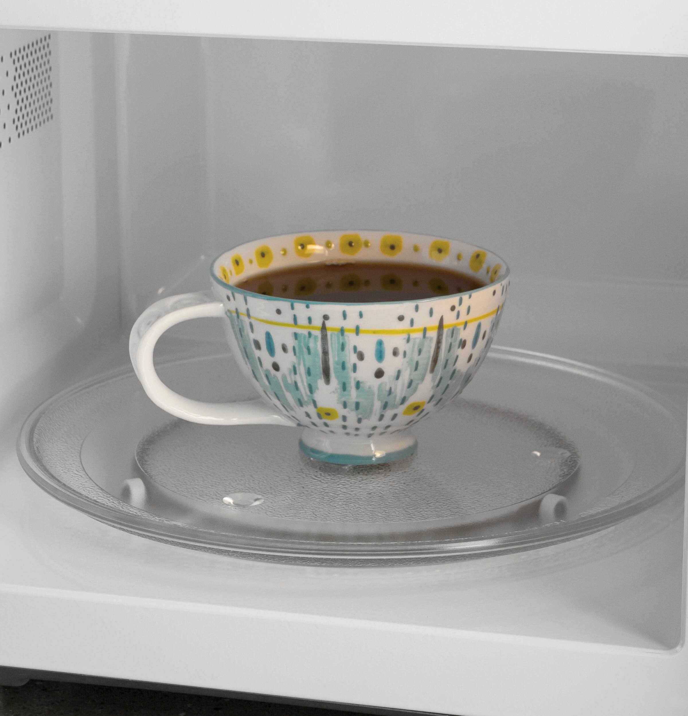 Alt View 21. GE - 0.9 Cu. Ft. Countertop Microwave with Scan-to-Cook Technology - Stainless Steel.