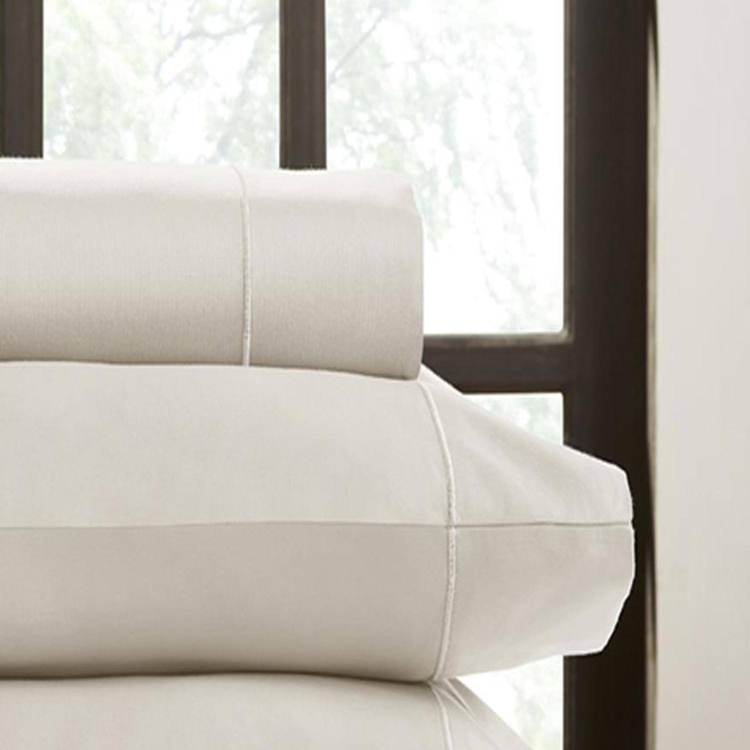 Alt View 1. HN International Group - Perthshire Platinum Concepts 1000 Thread Count Solid Sateen Sheet - 4 Piece Set - King, Ash - Ash.