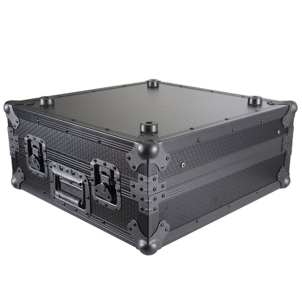 Alt View 1. ProX - ProX XS-19MIXLT ATA-300 Style 10U Top Mount 19" Slanted Rackmount Mixer Case, Black on Black.