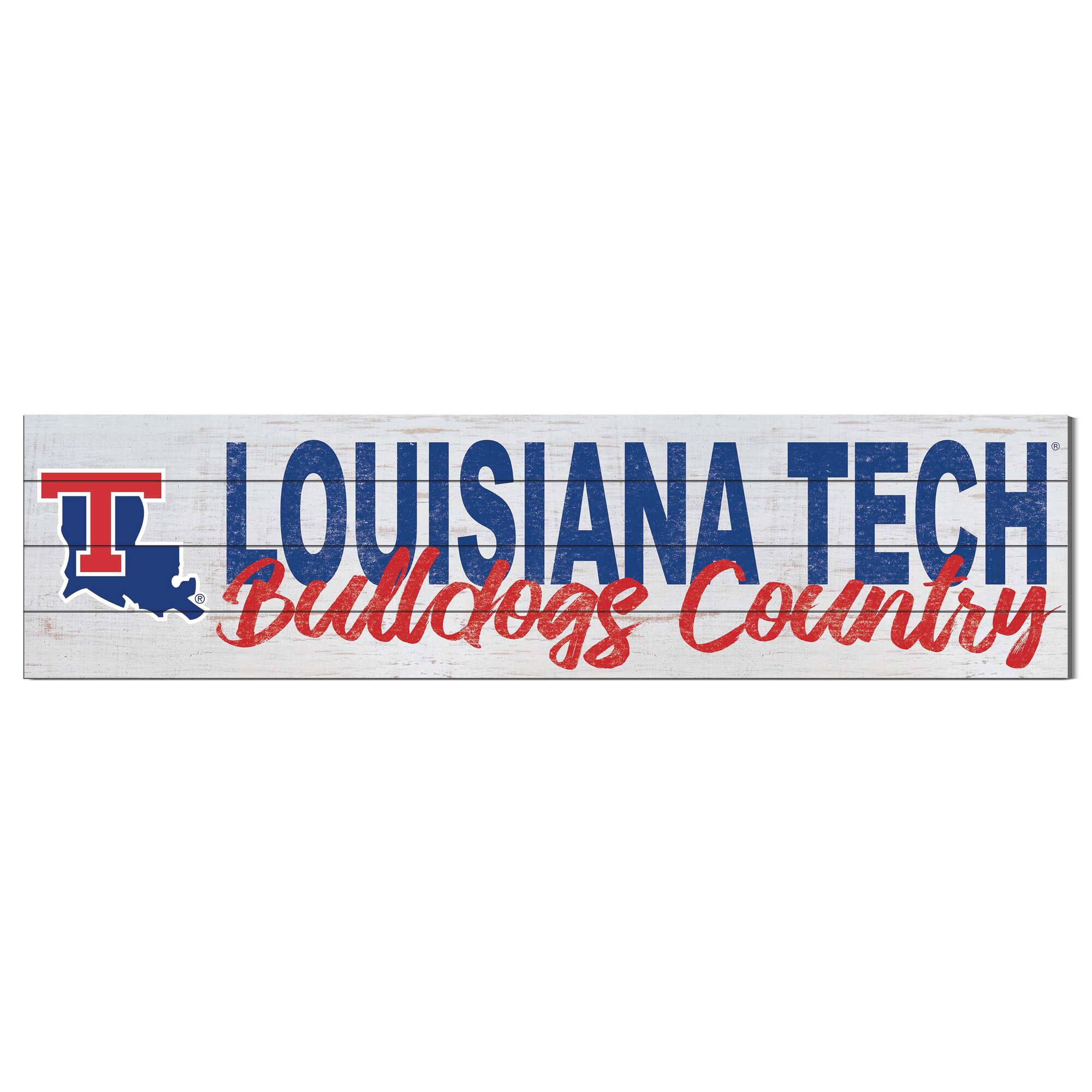 Louisiana Tech Bulldogs 40'' x 10'' Logo Sign