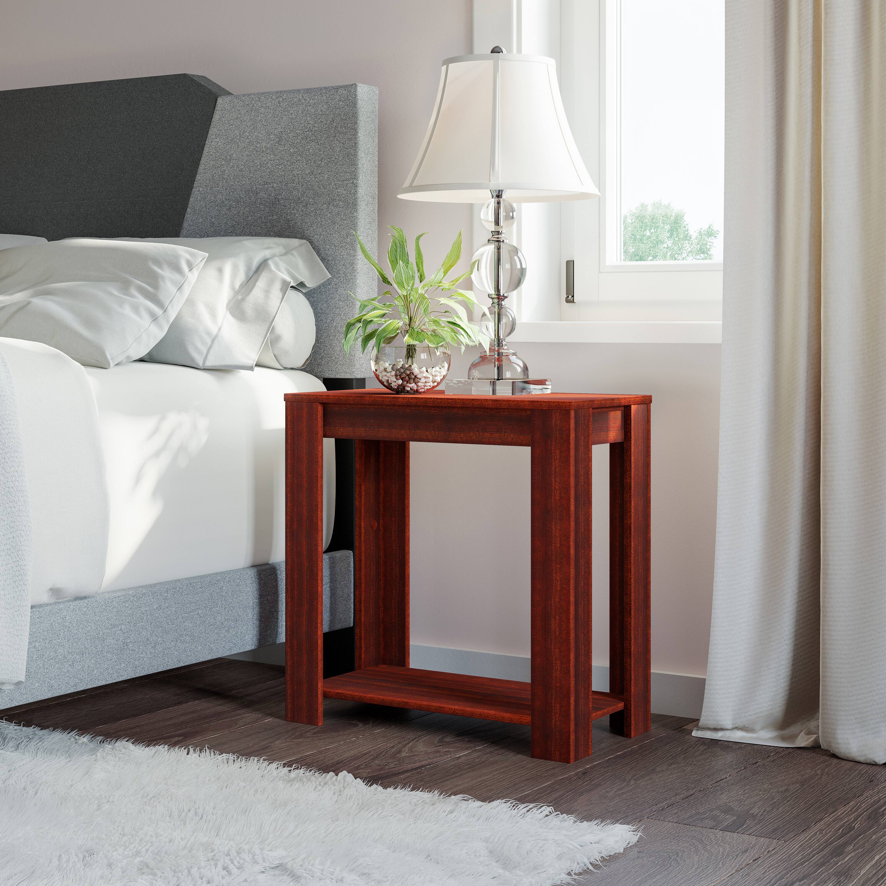 Alt View 3. Boyd Sleep - Boyd Sleep Brisbane Low Profile Open Storage Nightstand - Cherry.