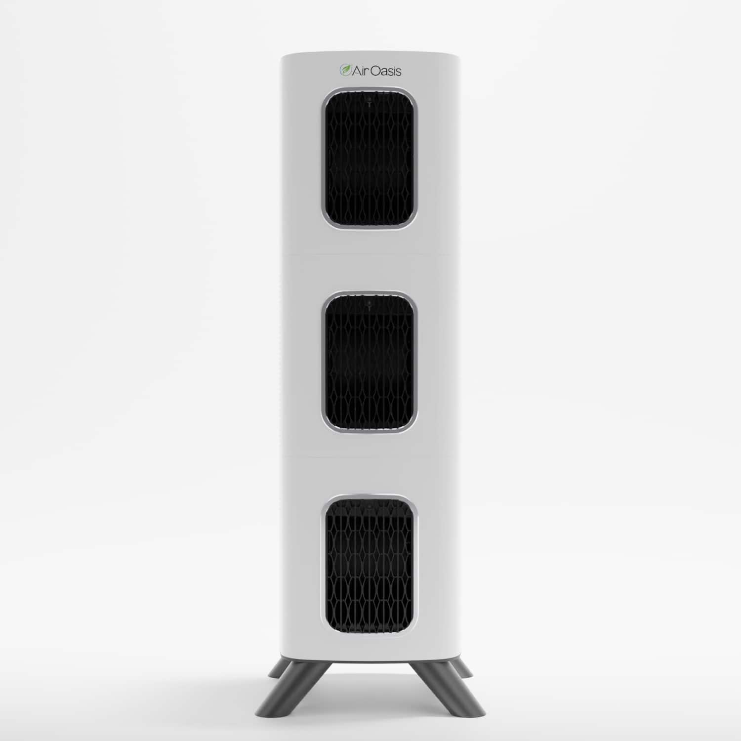 Air Oasis - iAdaptAir 2.0 Large air purifier – 3,975 Sq Ft Coverage, 5-Stage HEPA, UV and Carbon Purifier, 530 CFM