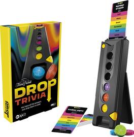 Hasbro - Gaming - Trivial Pursuit - Drop Trivia Electronic Party Board Game - GAMES (MISC) - Multicolor