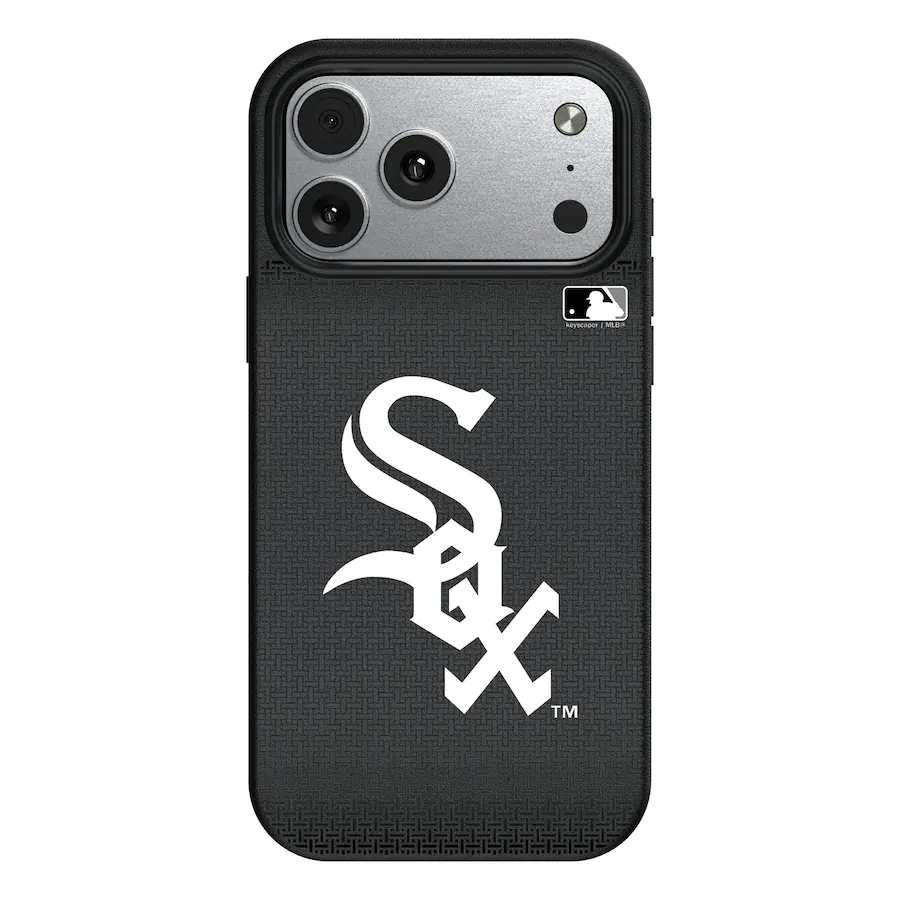 Mlb Case Keyscaper MLB Chicago White Sox Linen Logo iPhone Magnetic Bump Case 15 ...