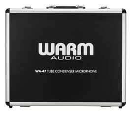 Warm Audio - Flight Case for WA-47 Condenser Microphone, Made of Aluminum, Lightweight with Rubberized Foam