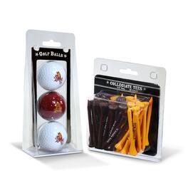 Team Golf - Arizona State Sun Devils 3-Golf Ball & 50-Golf Tee Set - Multicolor