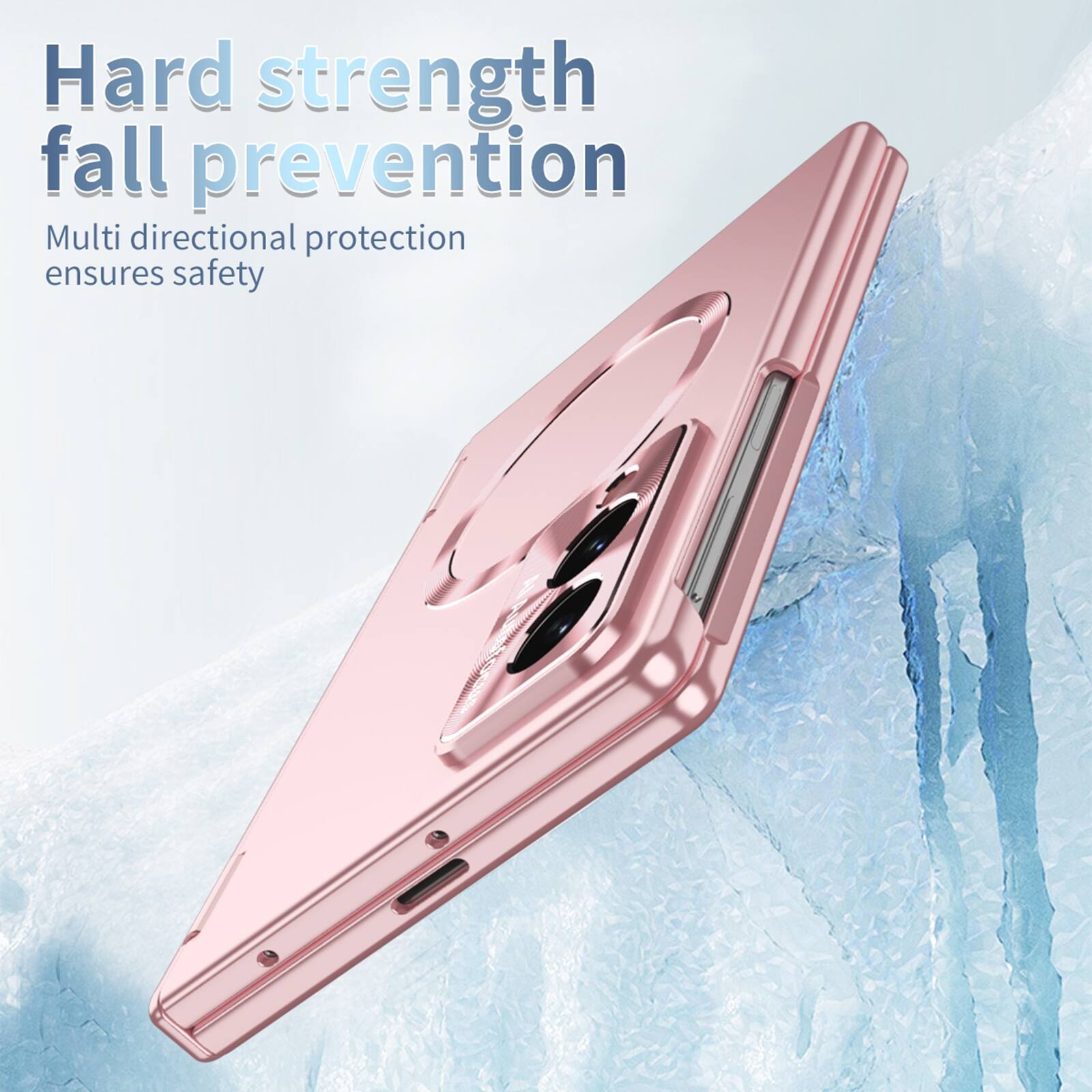 Hard strength fall prevention  
Multi directional protection ensures safety