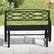 Alt View 1. Costway - Costway 2-Person Outdoor Glider Bench with Metal Frame Armrests Geometric Backrest - Black.