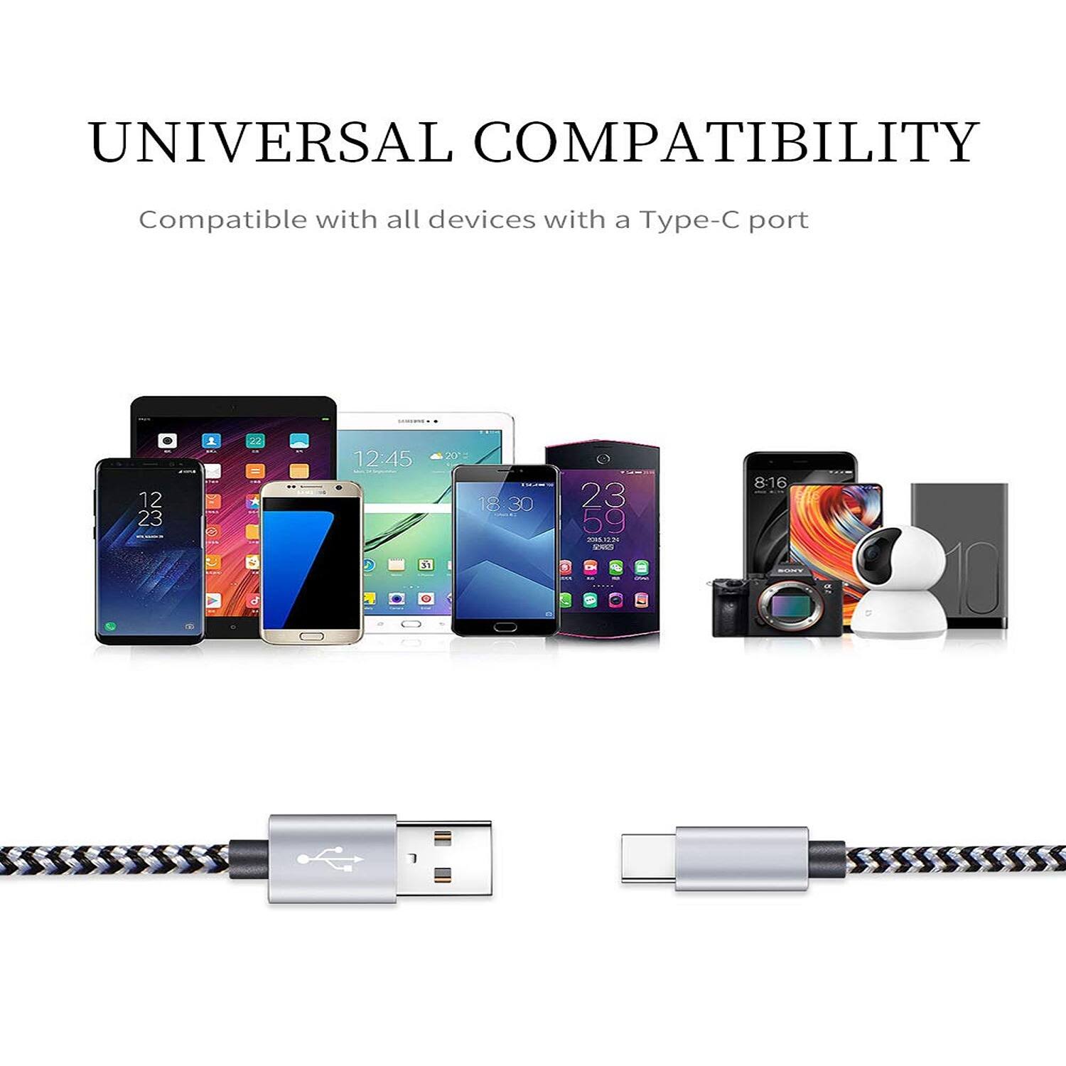 UNIVERSAL COMPATIBILITY
Compatible with all devices with a Type-C port
12:23
12:45
20:13
23:59
8:16