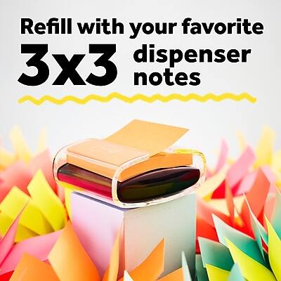 Refill with your favorite 3x3 dispenser notes