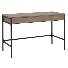 Hudson&Canal - Evans Writing Desk - Antiqued Gray Oak