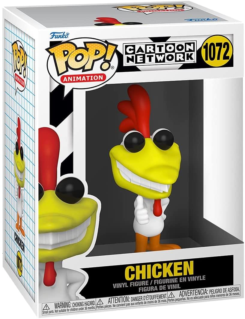 OP - Topll Funko CARTOON 1072 1 POP! NETWORK ANIMATION EN 0 CHICKEN FIGURINE EN VINYLE FIGURE / VINYL DE VINIL FIGURA PELIGRO DE ASFIXIA D'ETOUFFEMENT. ADVERTENCIA: para niños menores de 36 meses. DANGER D'petites pièces. No es adecuado HAZARD. ATTENTION: àLx enfants de moins de 36 mois. Partes WARNING: CHOKING Petites pièces. Ne convient pas children under 36 months. Not suitable for Small parts.