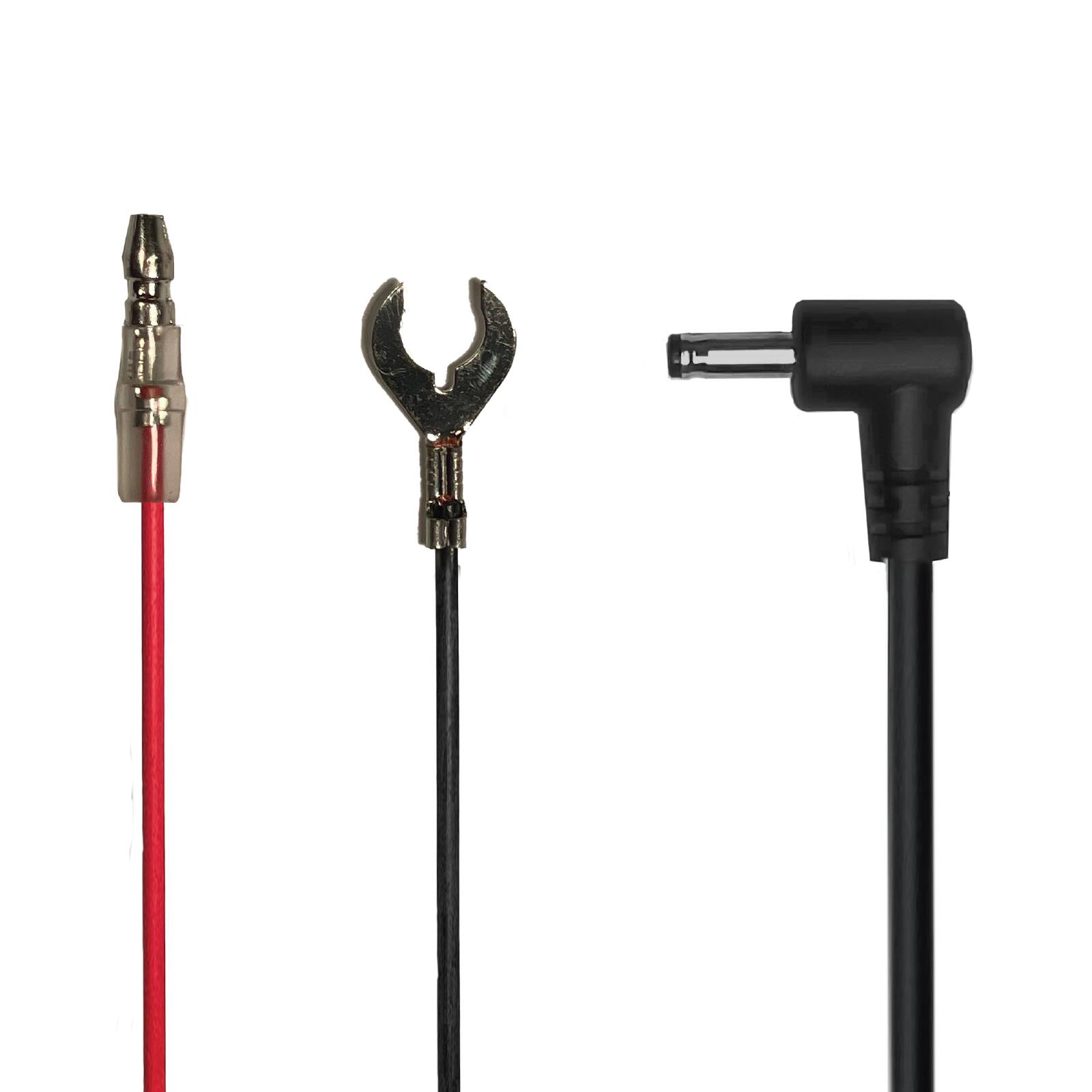 Alt View 1. Cobra - Direct Wire to Barrel Connector Cable Hardwire Kit, 11.5 feet Power Cord for Cobra Radar Detectors - Black.