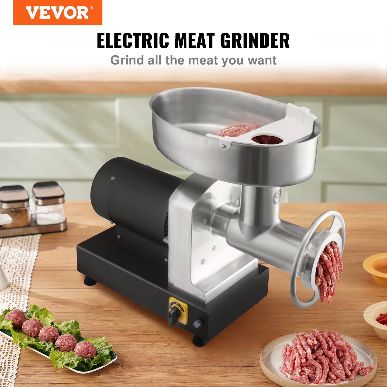 VEVOR ELECTRIC MEAT GRINDER Grind all the meat you want