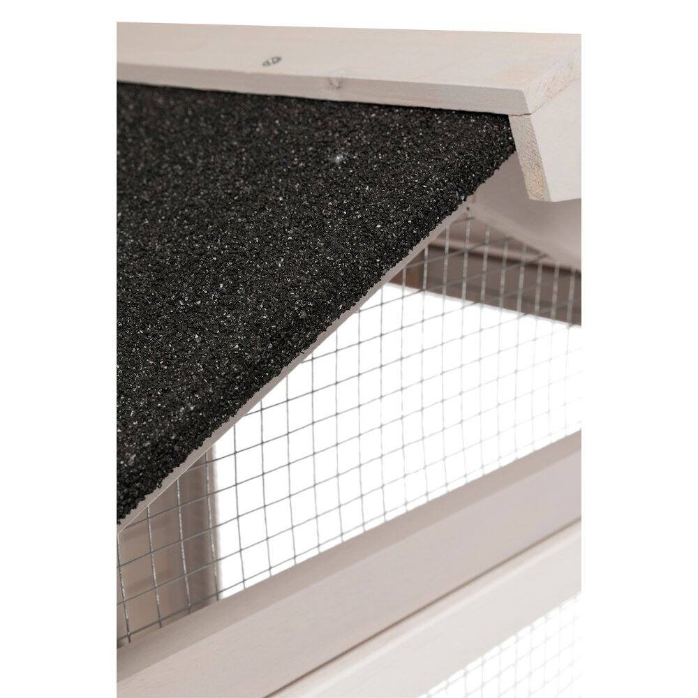 Alt View 2. TRIXIE - Large 66.5" Indoor-Outdoor Wooden Birdcage with 3 Front Doors & 2 Perches, Gray - Gray.