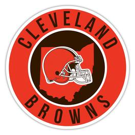 Fan Creations - Cleveland Browns 15" State Circle Sign - Multicolor