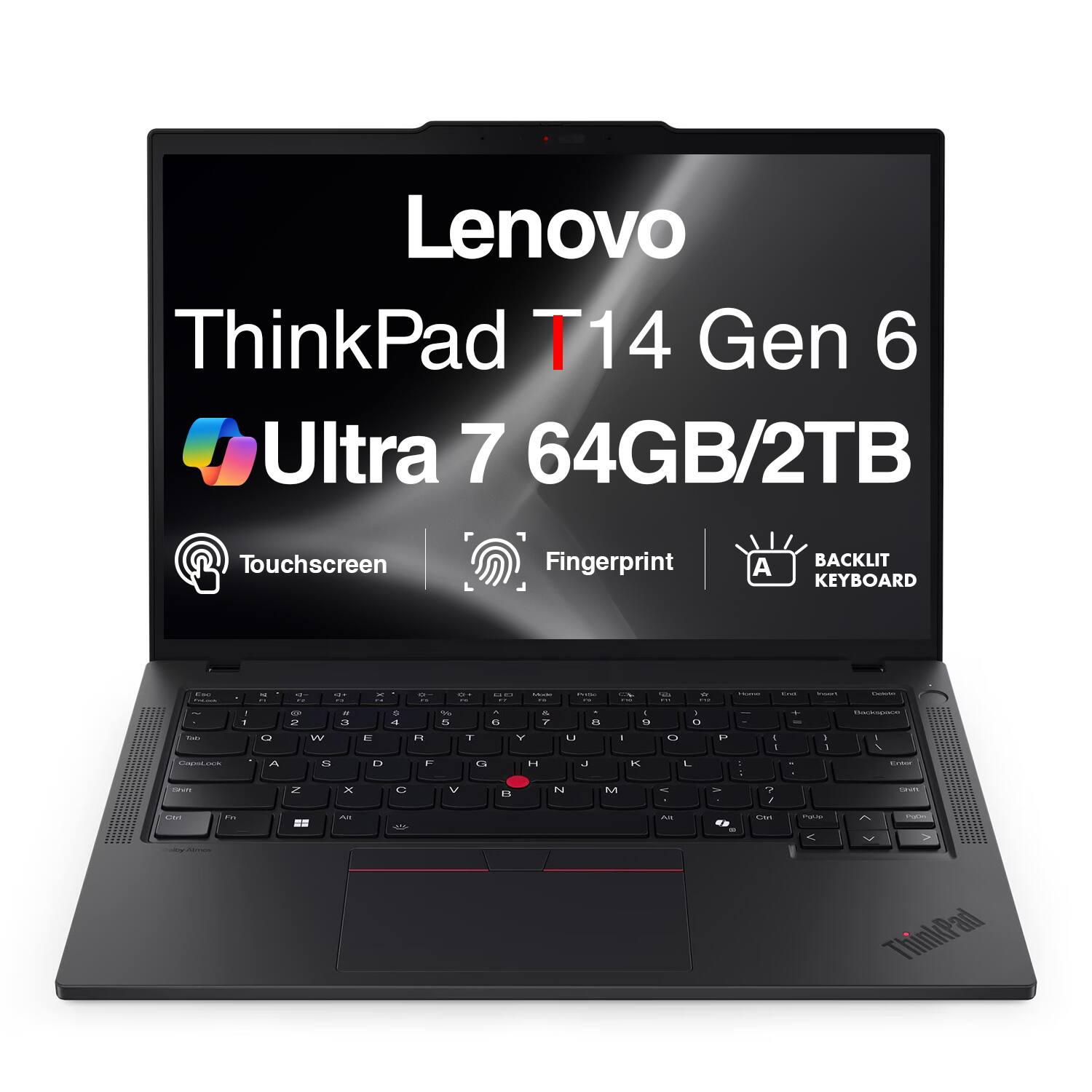 Lenovo - Upgraded - ThinkPad T14 Laptop 14.0 WUXGA Display (Ultra 7-255U, 64GB, 2TB SSD, Intel Graphics, Win 11 Pro) w/USB Hub - Black