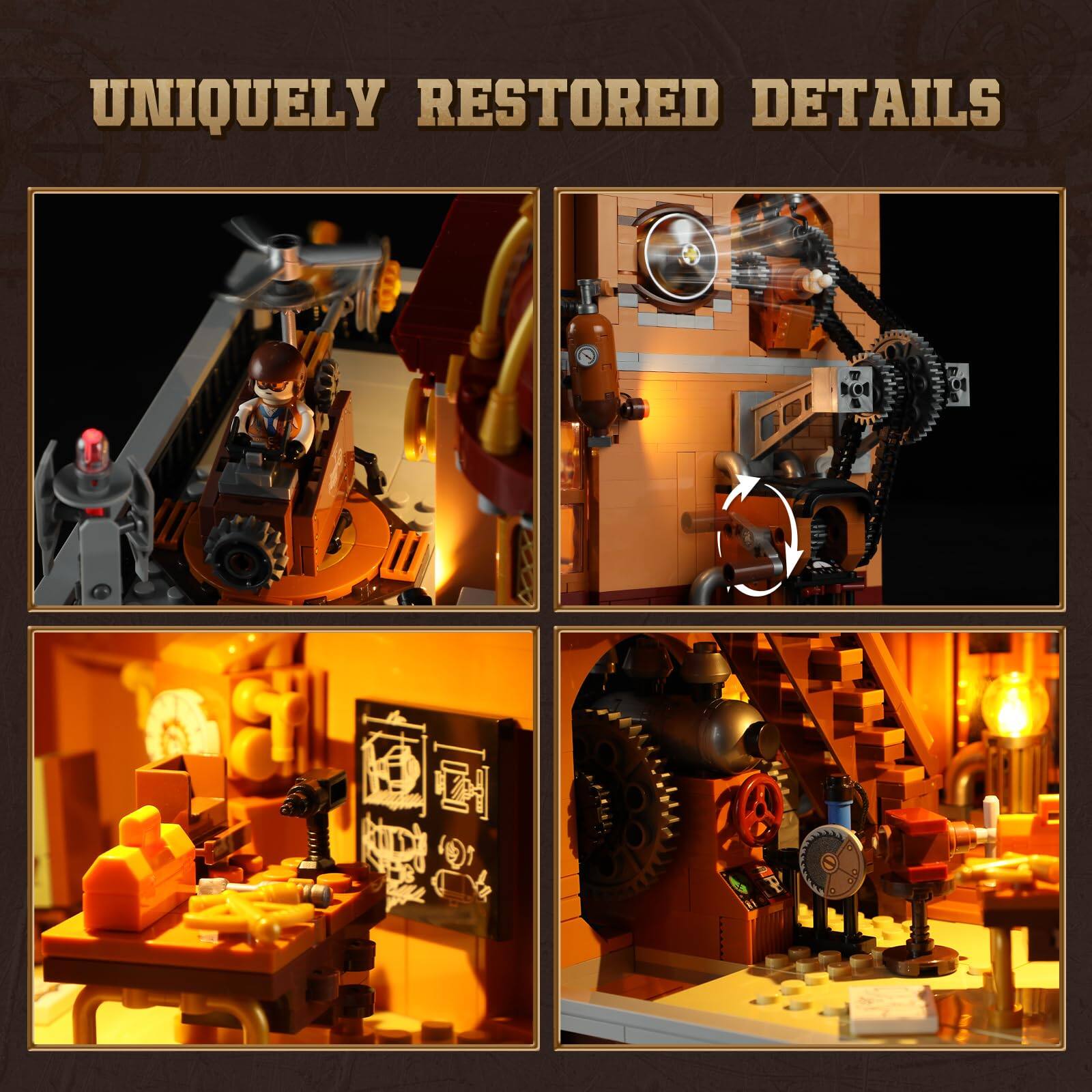 UNIQUELY RESTORED DETAILS