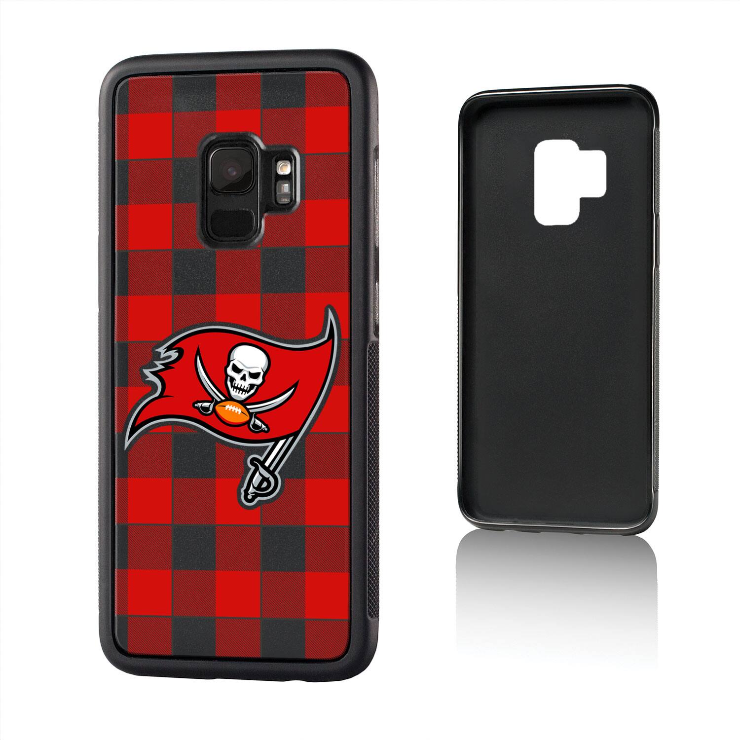 Alt View 1. Keyscaper - Tampa Bay Buccaneers Galaxy Plaid Design Bump Case - S20 Plus - Multicolor.