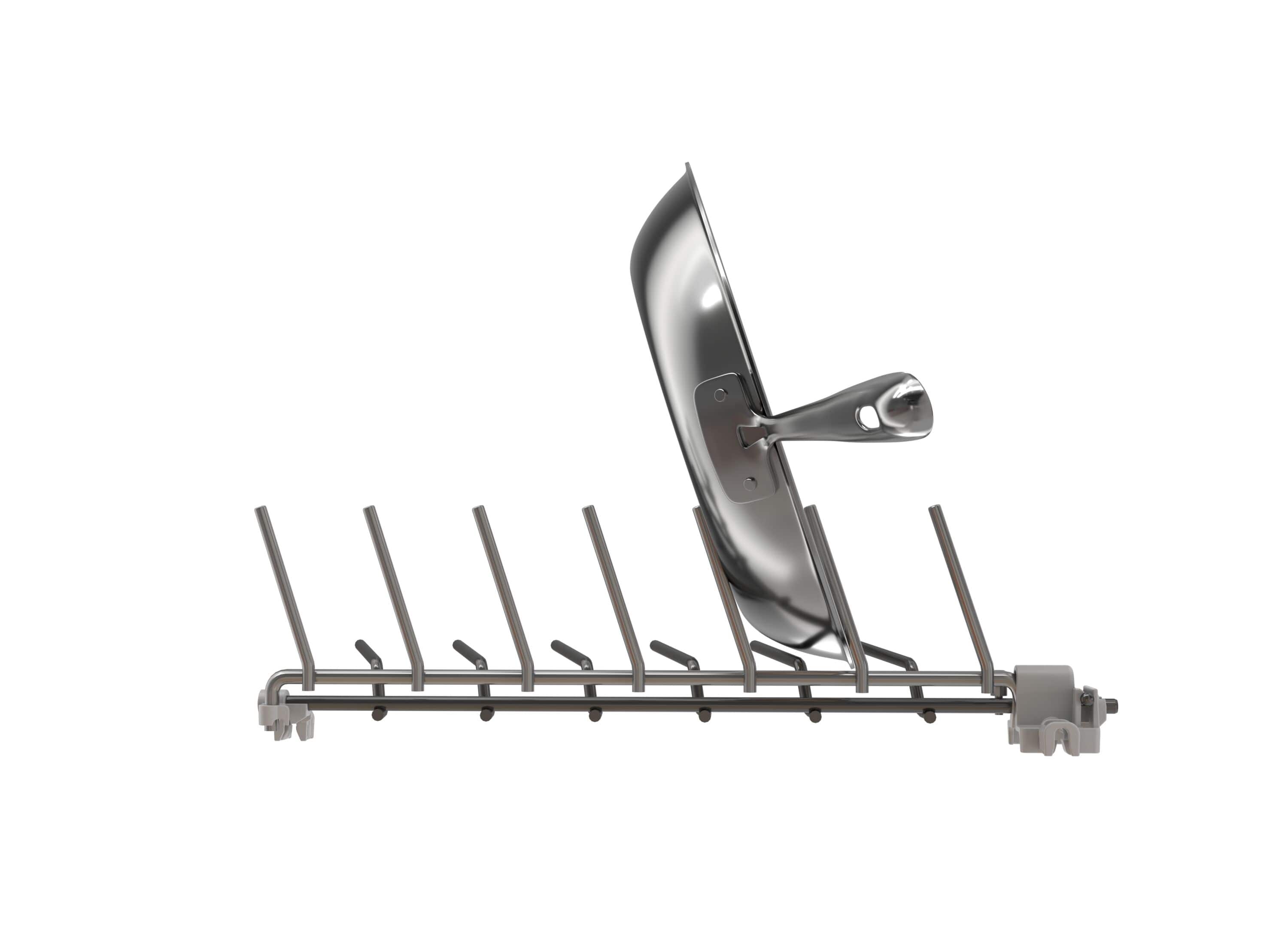 Alt View 17. Bosch - 800 Series Top Control Smart Built-In Dishwasher with 3rd Rack and Pocket Handle, 42 dBA - Stainless Steel.