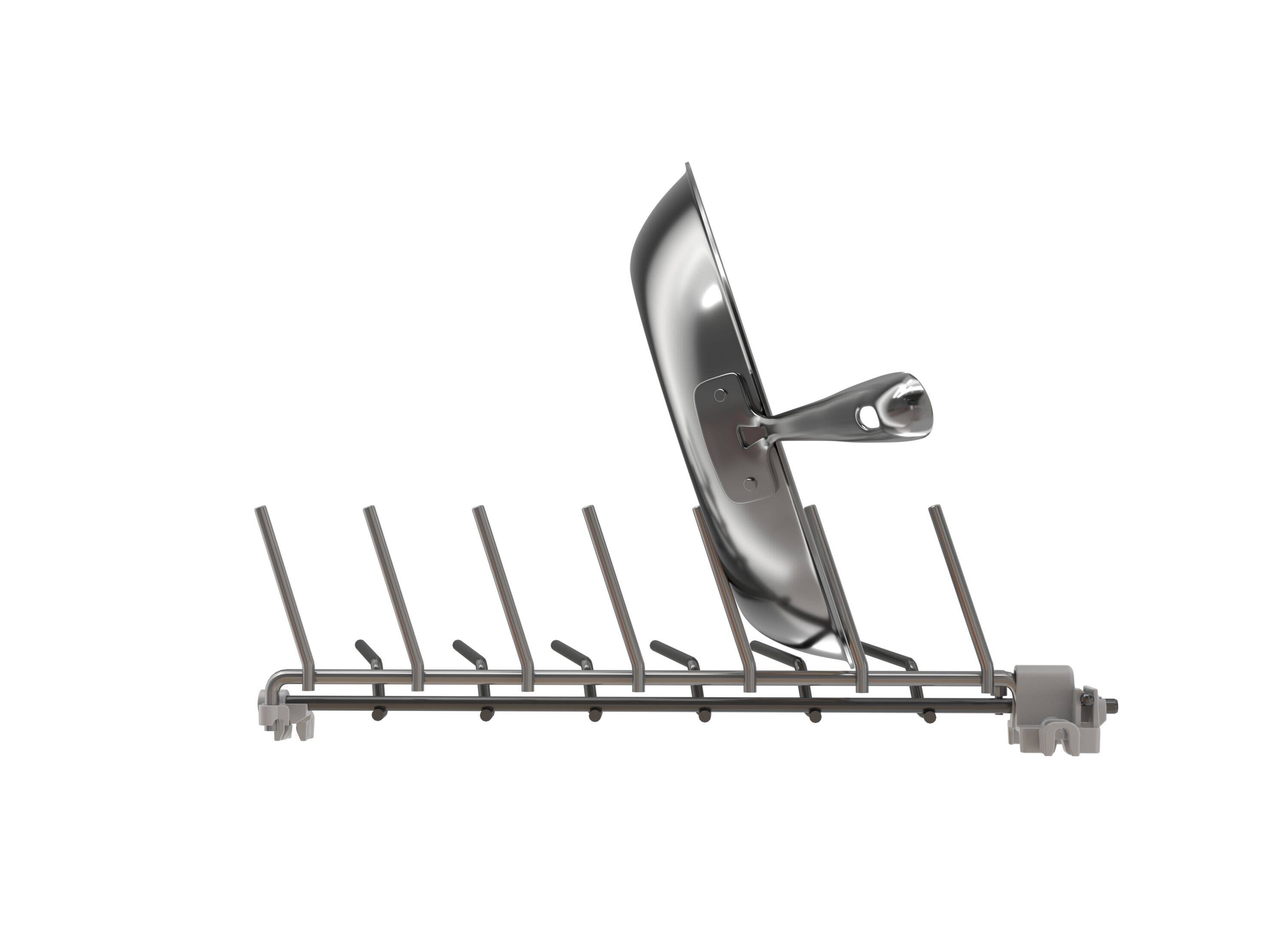 Alt View 17. Bosch - 800 Series Top Control Smart Built-In Stainless Steel Tub Dishwasher with 3rd Rack, 42 dBA - Stainless Steel.