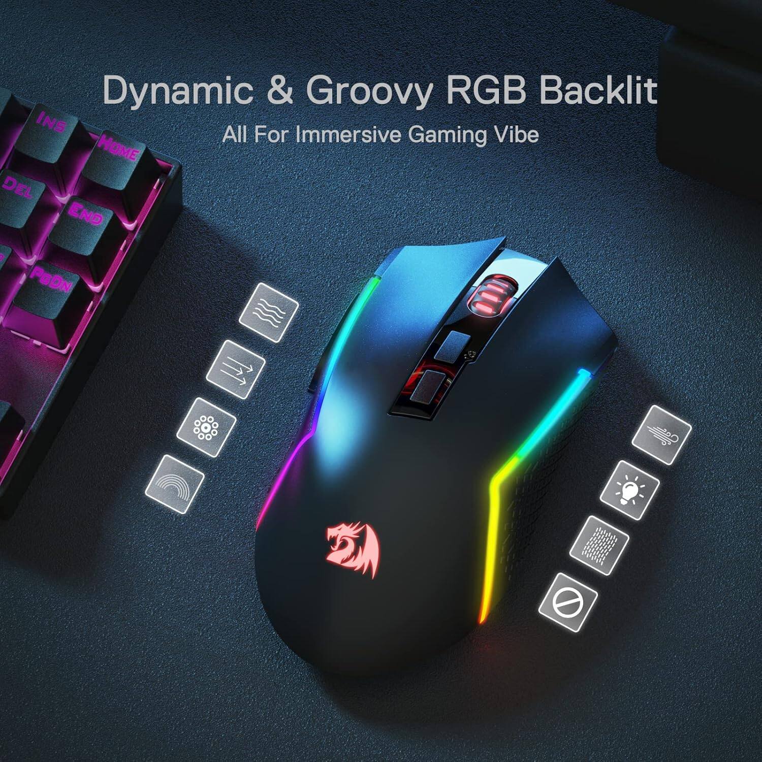 Dynamic & Groovy RGB Backlit All For Immersive Gaming Vibe