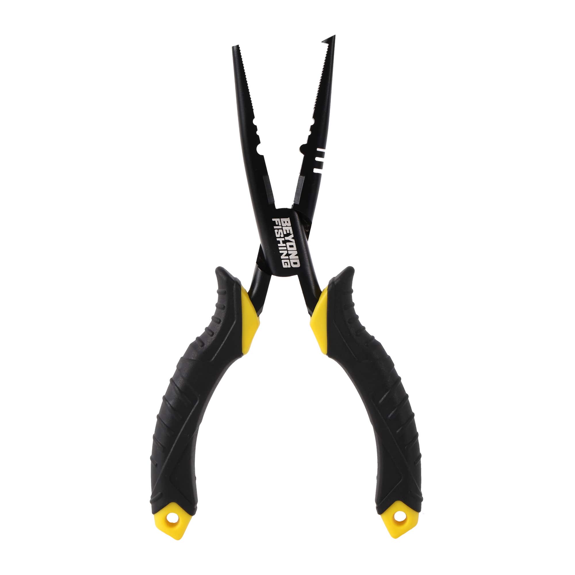 Beyond Braid - Beyond Fishing 7" Needle Nose Fishing Pliers with Line Cutter & Crimper - Black