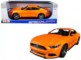 2015 Ford Mustang GT 5.0 "Special Edition" 1/18 Diecast Model Car by Maisto - Orange Metallic