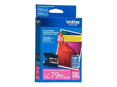 Brother  
at your side  

Ink Cartridge  
Cartouche d'encre  
Cartucho de tinta  

2x  

1200* pages  
XXL  

LC79M Magenta  

XL
