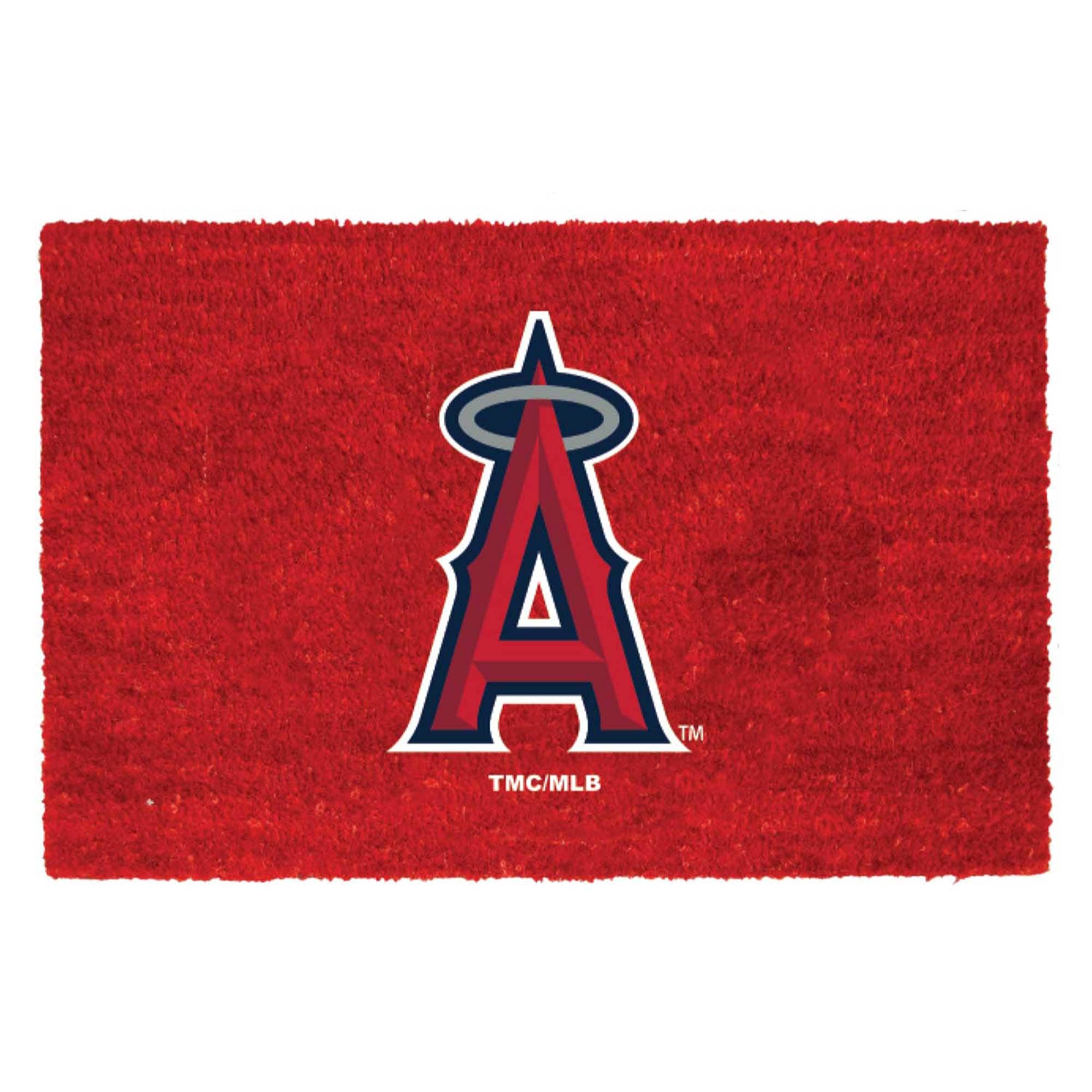 Front. The Memory Company - Los Angeles Angels Team Colors Doormat - Multicolor.