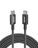 Anker - USB C to USB C Cable, Type-C Charging Cord Fast Charge(10FT,100W) - Black