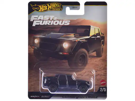 Hot Wheels Premium
Fast & Furious
Lamborghini LM002
2/5
Metal/Metal
Real Riders
Mattel
