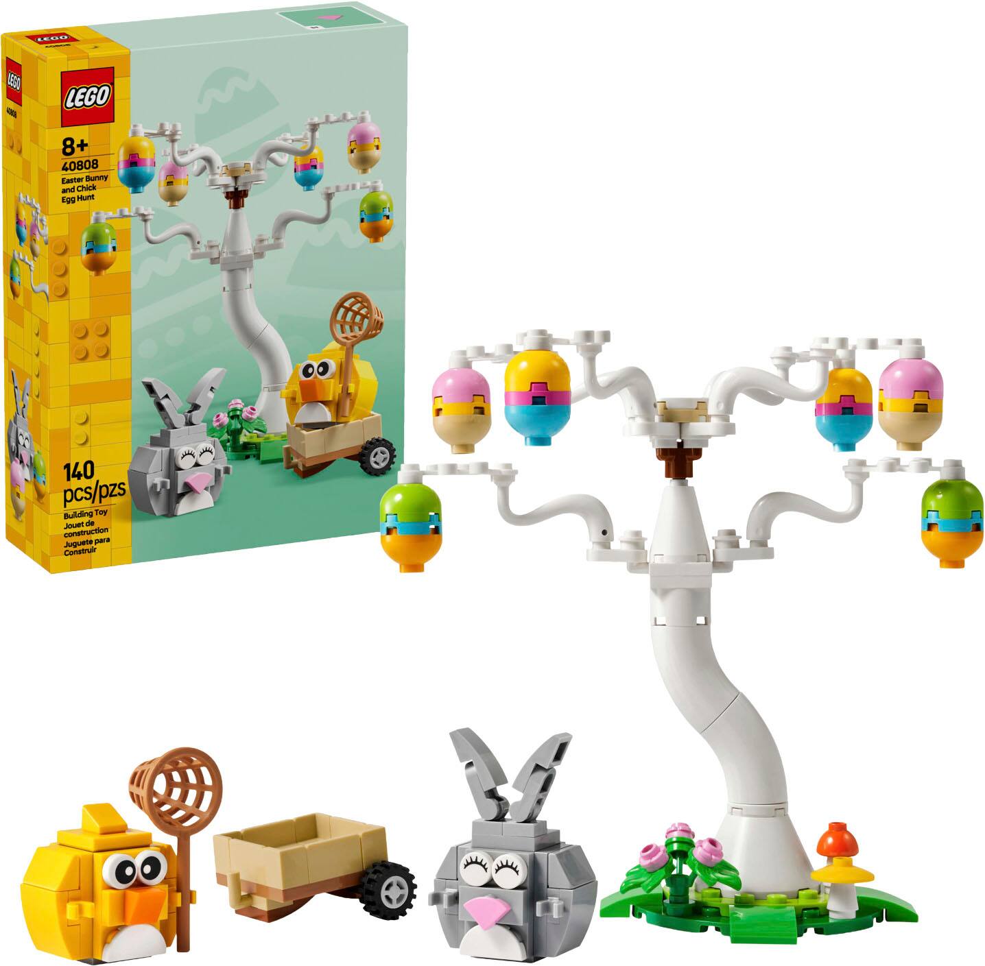 LEGO 8+ 40808 Easter Bunny and Chick Egg Hunt  
140 pcs/pzs  
Building Toy  
Jouet de construction  
Juego de Construcción  
Jouet de Construcción  
Jouet de Construcción