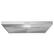 Angle. Streamline - 30 in. Bergamo Ductless Undermount 80 CFM Range Hood, Mesh Filters, Push Button Control, LED Light - Brushed Stainless Steel.