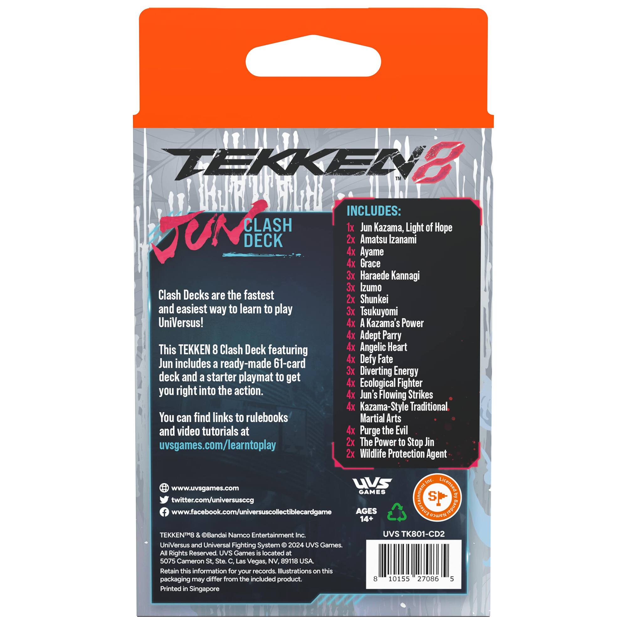 Jasco Games Universus Tekken 8 Clash Deck Jun G0810155270865 Best Buy