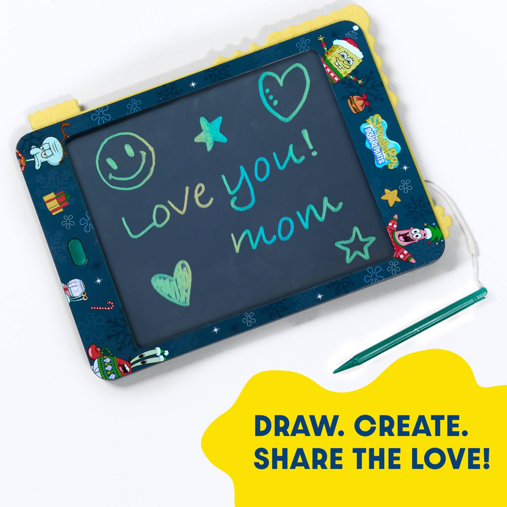 SQUAREPANTS SpongeBob Love you! mom

DRAW. CREATE. SHARE THE LOVE!