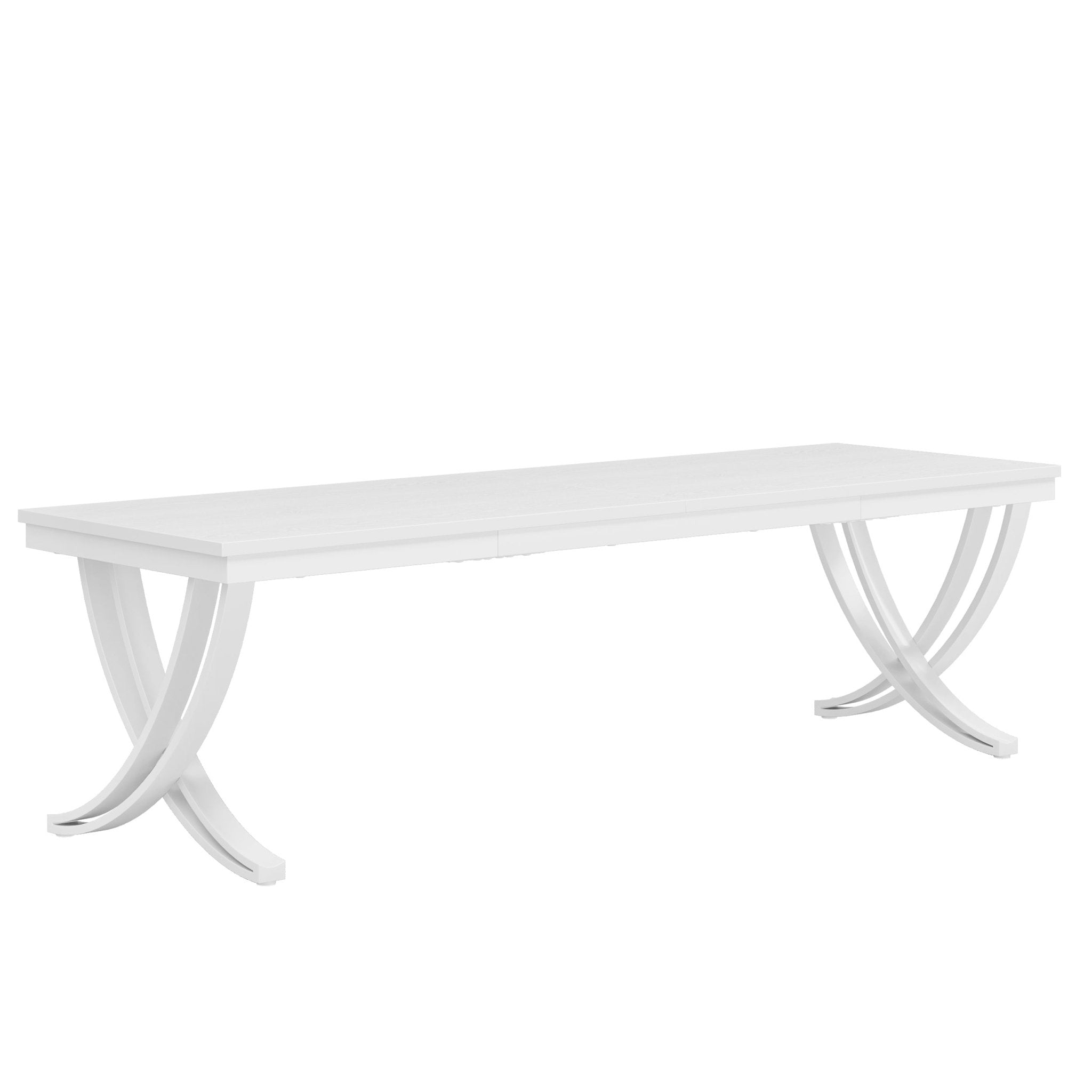 Alt View 4. Tribesigns - Office Multipurpose Table, For Everyday Items and Shared Use in Workspaces and Reception Areas - White.