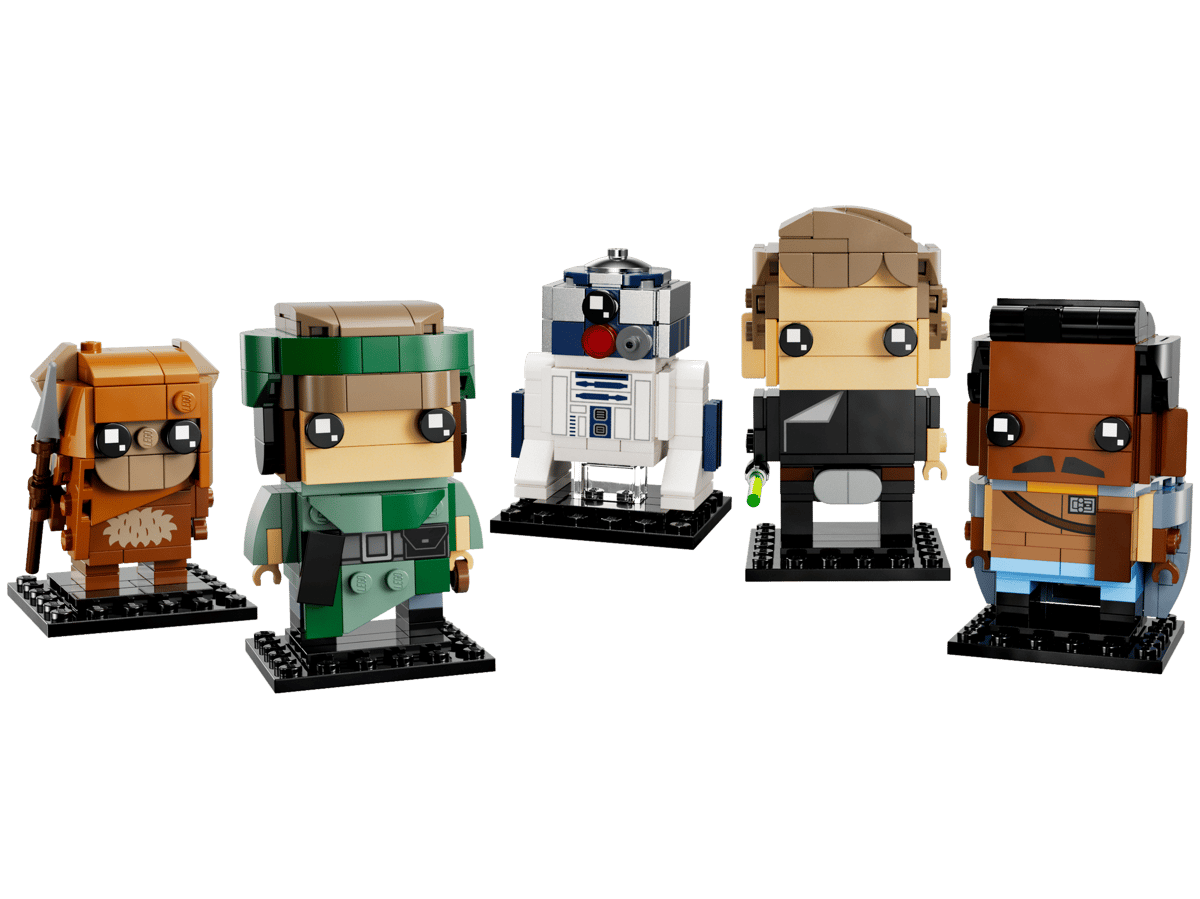 Front. LEGO - LEGO Star Wars Battle of Endor Heroes Brickheadz Set 40623.