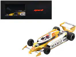 Renault RS11 #15 "Equipe Renault Elf" Winner Formula One F1 "French GP" 1979 with Acrylic Display Case 1/18 Car by Spark