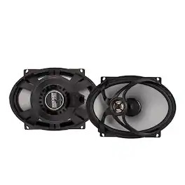 KICKER - PS 5 x 7" Replacement 2-Way Coaxial 4 ohm Weather-Proof Speakers for 2006 and Newer Harley Davidson - Pair - Black