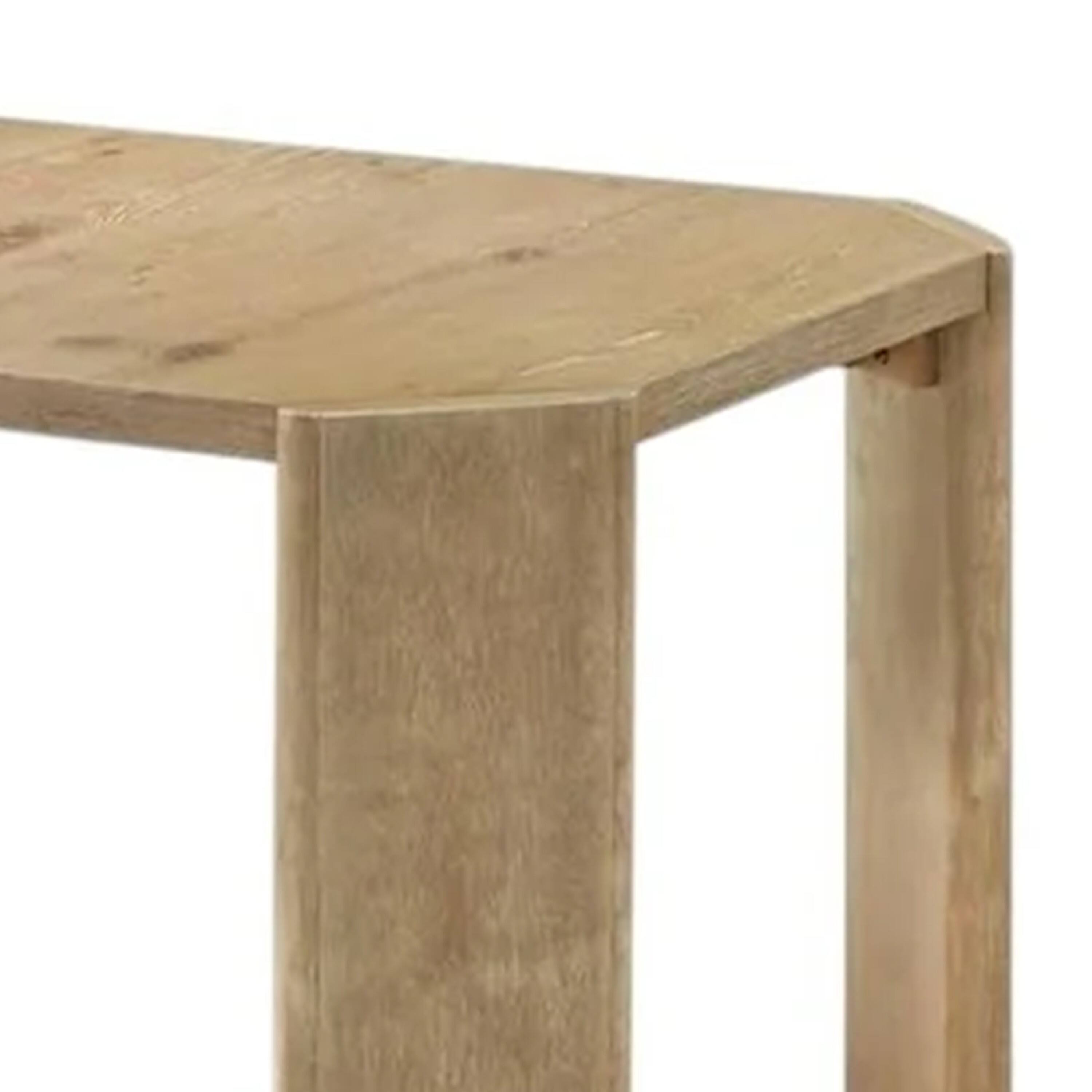 Alt View 1. Manhattan Lane - Edey Dining Table, 66-84 Inch Expandable Top, Panel Legs - Oak Brown.