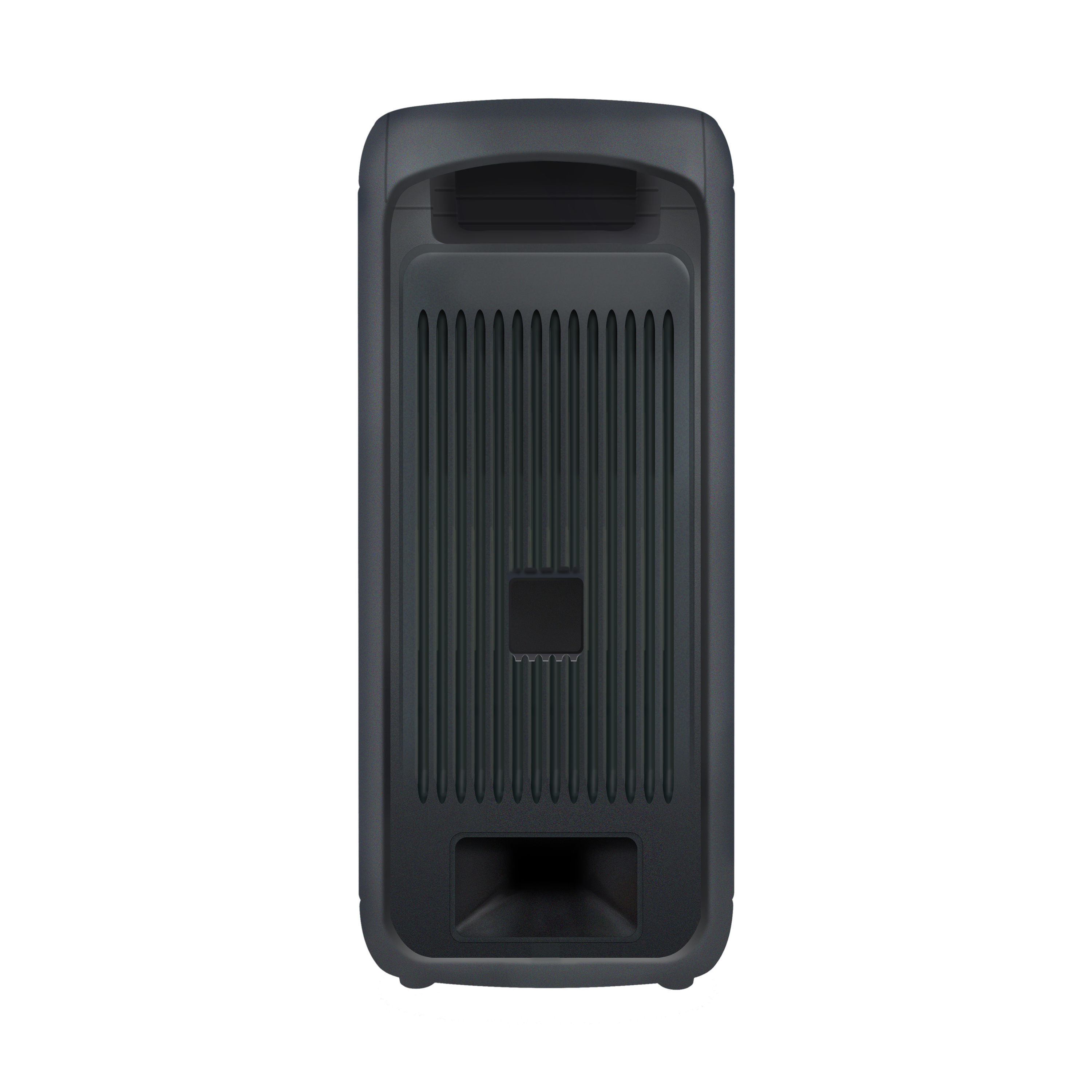Back. PureBoom - Party Tower Portable Wireless Speaker - Black.
