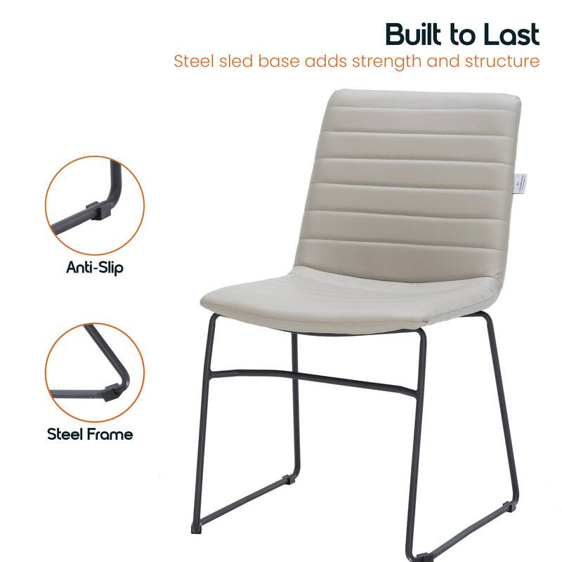 Built to Last  
Steel sled base adds strength and structure  
Anti-Slip Steel Frame