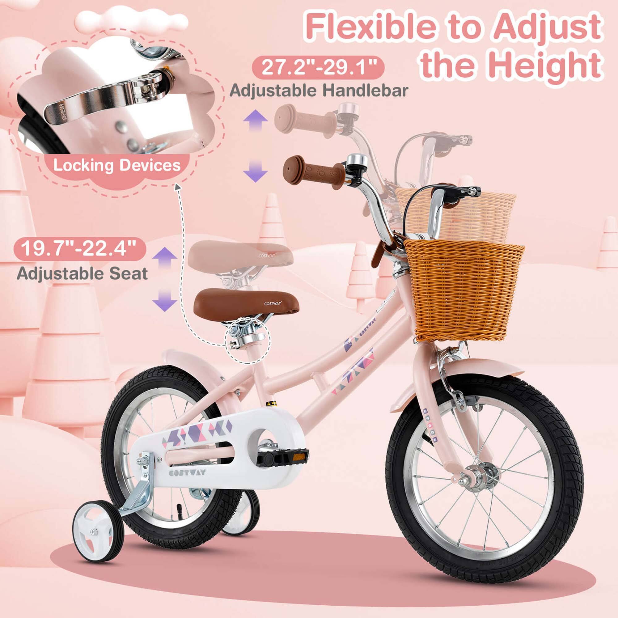 Flexible to Adjust the Height

27.2"-29.1" Adjustable Handlebar

19.7"-22.4" Adjustable Seat

Locking Devices